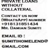 I am a private money lender